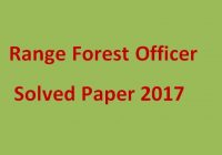 Range Forest Officer Paper Himachal