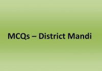 MCQs - Mandi District