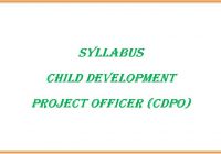 Syllabus - CDPO HPPSC Shimla