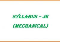 Syllabus Junior Engineer Mechanical HPSSC