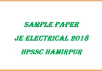 sample-paper-junior-engineer-hpssc-hpsssb-hamipur-himachal-pradesh